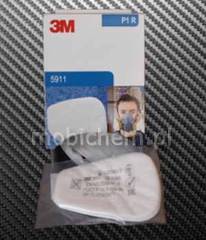 3M 5911 Filtr do maski lakierniczej przeciwpyłowy